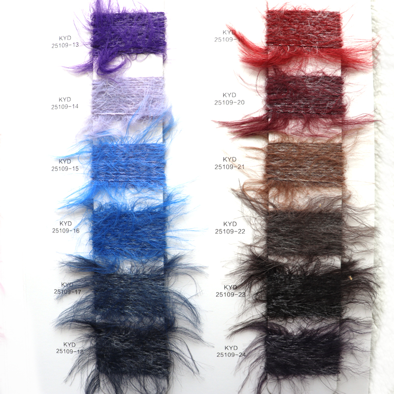 China Yarn for Ladies Vest (Sweater),Crop Top Pullover (Sweater),Dresses (Cardigan Button) (Sweater) Cat Feather Yarn Fancy Yarn Recycled Nylon Nylon Polyester Yellow color buy from China wholesaler bulk order at wholesale price free worldwide shipping Alibaba