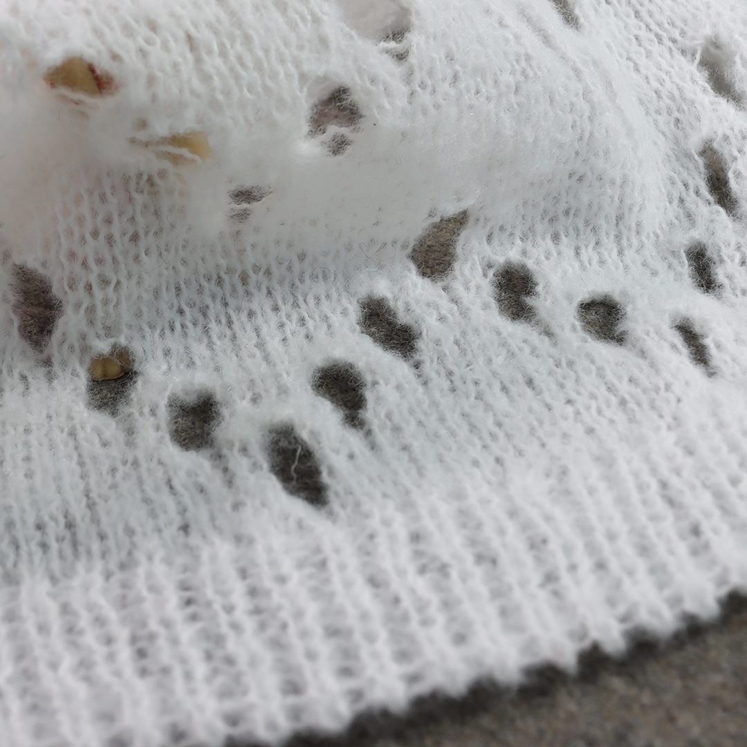 China Yarn for Dresses (Cardigan Open) (Sweater),Crop Top Pullover (Sweater) Mossy Yarn Fancy Yarn Recycled Polyester Polyester White color buy from China wholesaler bulk order at wholesale price free worldwide shipping Alibaba