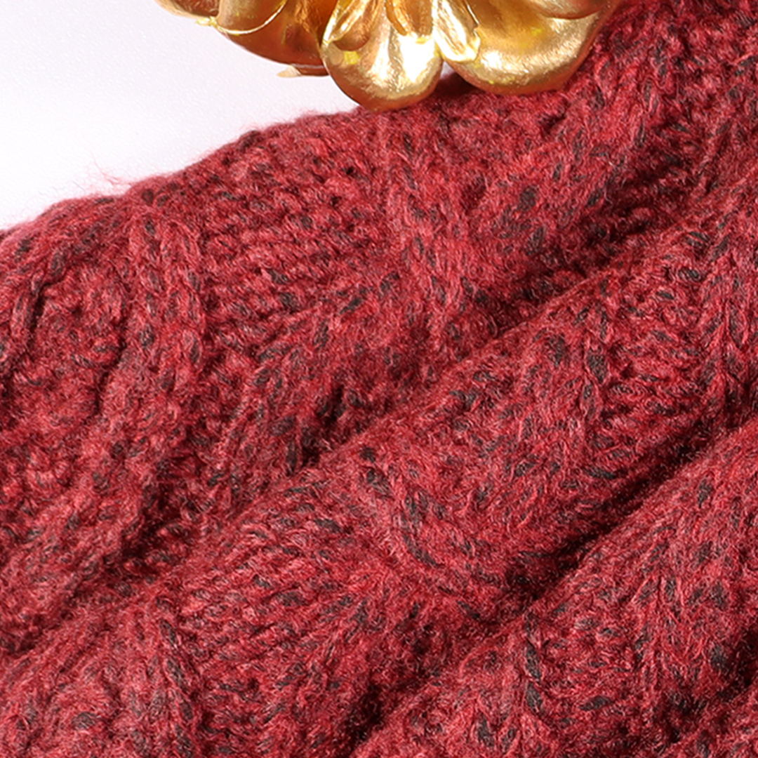 China Yarn for Knitted Jacket (Sweater),Hoodie  (Sweater),Half-Zipper Cardigan (Sweater) Air Spun Yarn Fancy Yarn Recycled Polyester Viscose Nylon Dark Red color buy from China wholesaler bulk order at wholesale price free worldwide shipping Alibaba