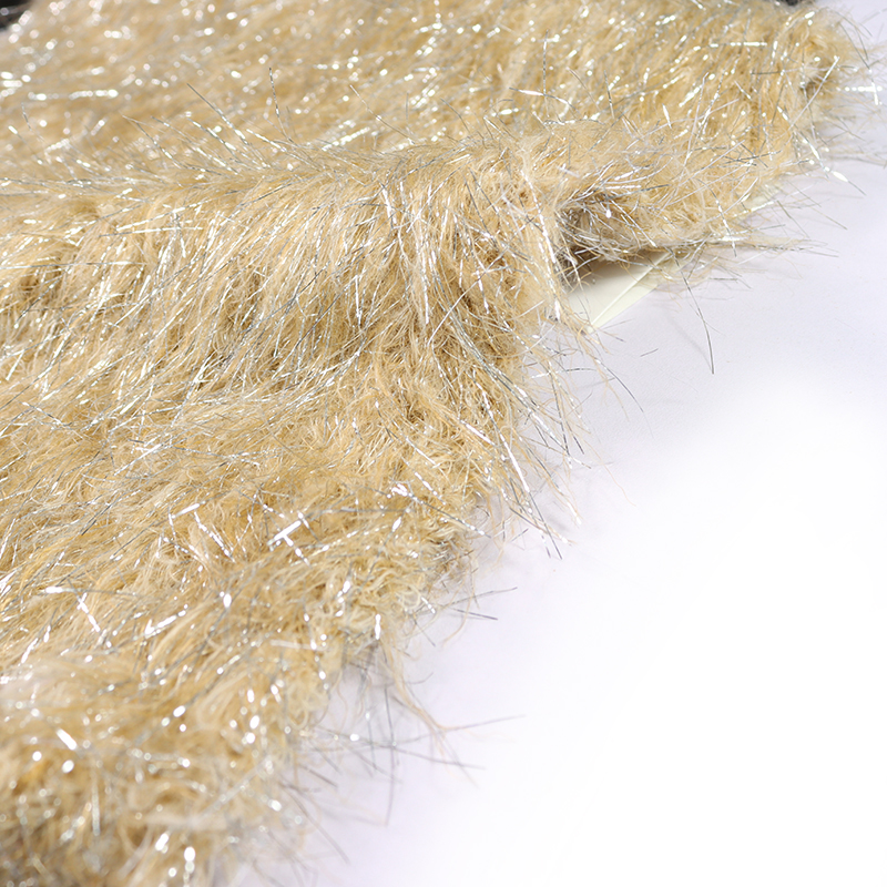 China Yarn for Ladies Vest (Sweater),Crop Top Pullover (Sweater),Dresses (Cardigan Button) (Sweater) Feather Yarn Fancy Yarn Recycled Nylon Recycled Polyester RWS Wool Light Tan color buy from China wholesaler bulk order at wholesale price free worldwide shipping Alibaba