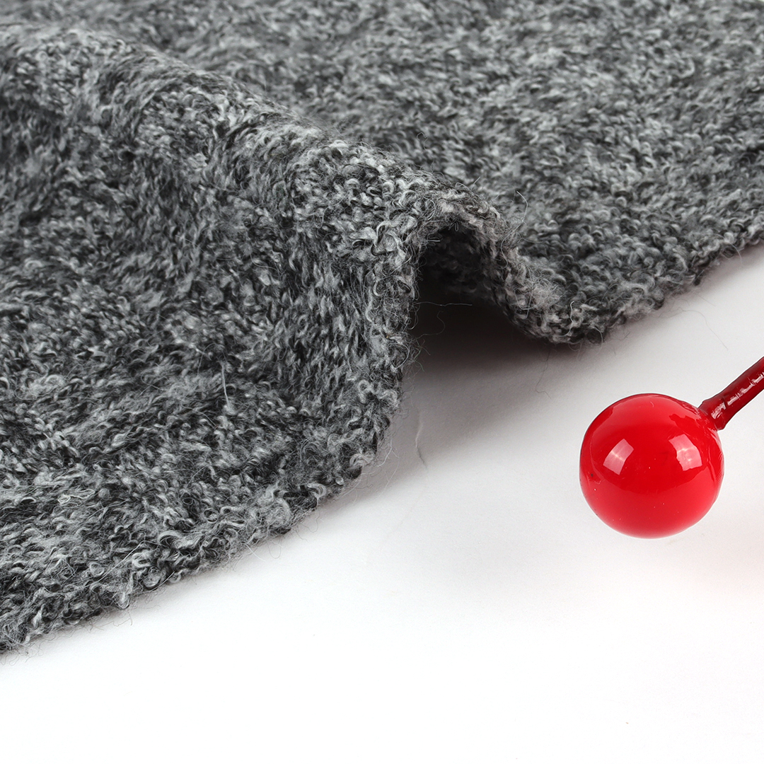 China Yarn for Polo T-shirt (Sweater),Crew Neck Pullover (Sweater),Half-Zipper Cardigan (Sweater) Mossy Yarn Fancy Yarn Recycled Polyester Nylon Spandex Grey Melange color buy from China wholesaler bulk order at wholesale price free worldwide shipping Alibaba