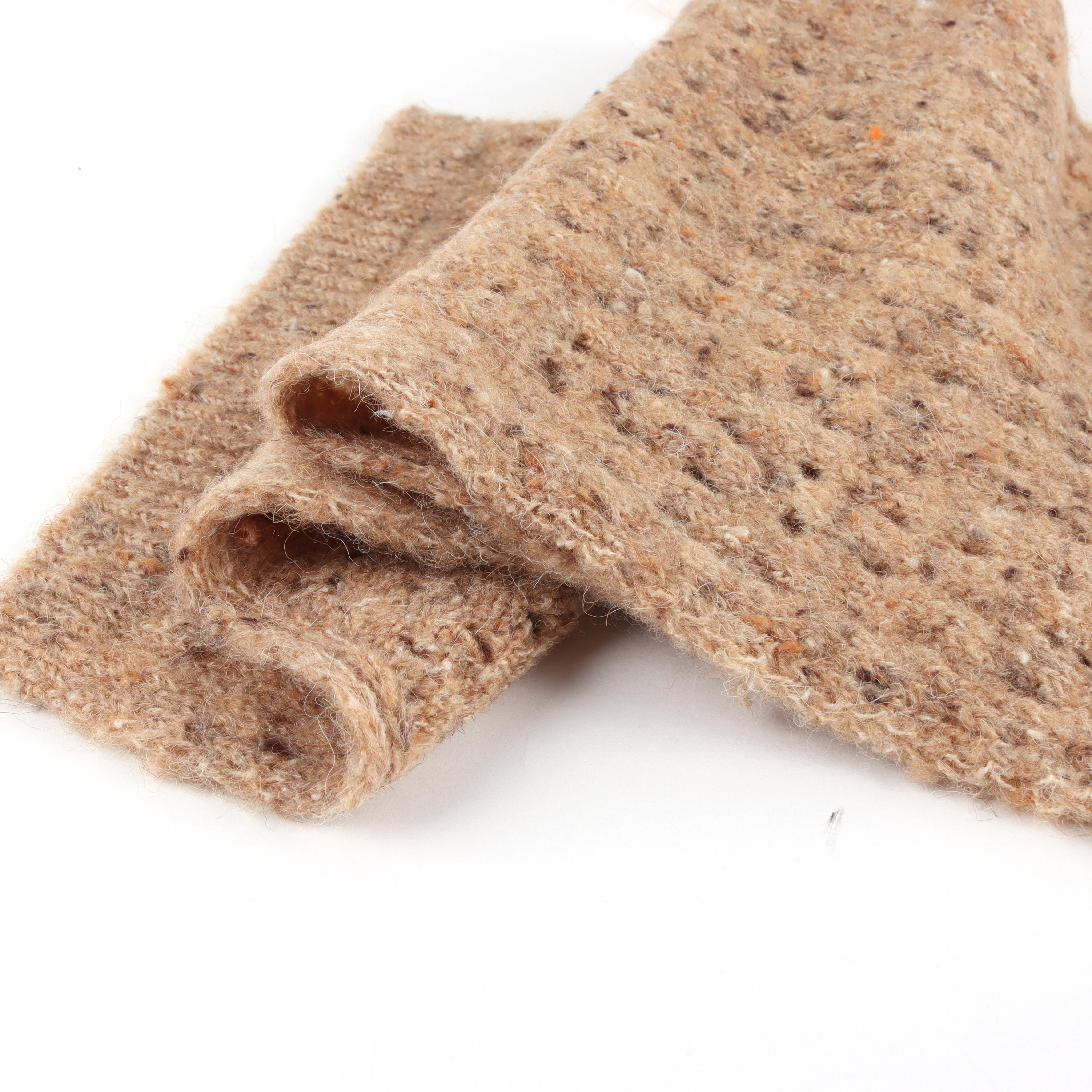 China Yarn for Dresses (Cardigan Open) (Sweater),Crop Top Pullover (Sweater) Mossy Yarn Fancy Yarn Recycled Polyester Acrylic Wool Spandex Light Brown color buy from China wholesaler bulk order at wholesale price free worldwide shipping Alibaba