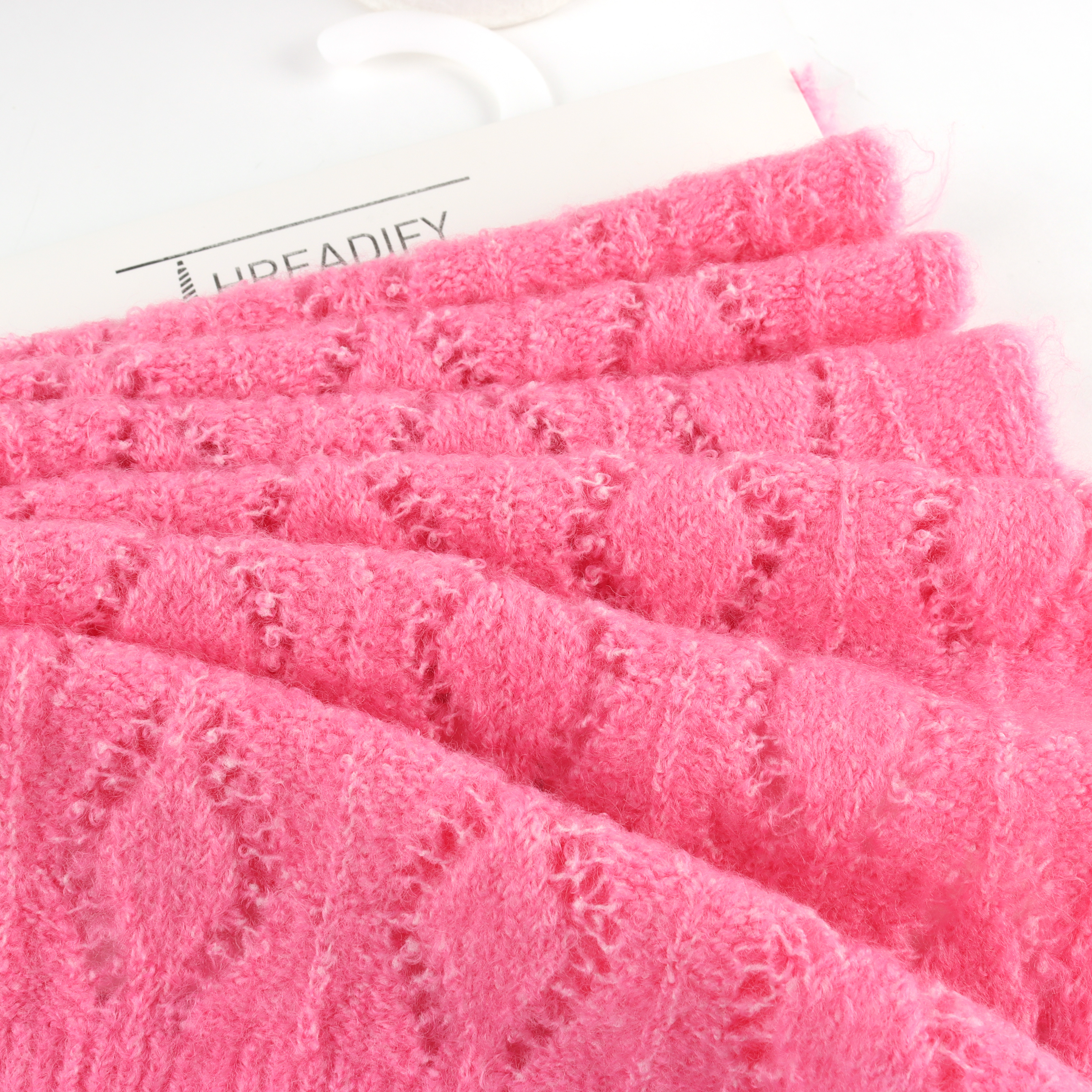 China Yarn for Dresses (Cardigan Button) (Sweater),Ladies Vest (Sweater)  Mossy Yarn Fancy Yarn Acrylic Polyester Spandex Pink color buy from China wholesaler bulk order at wholesale price free worldwide shipping Alibaba