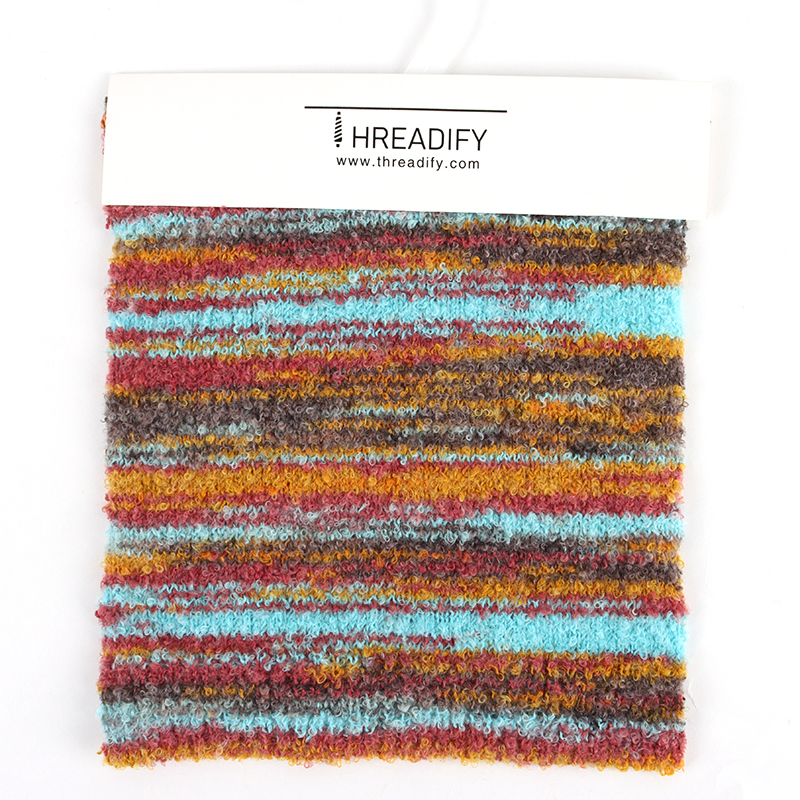 China Yarn for Dresses (Cardigan Open) (Sweater),Crop Top Pullover (Sweater) Boucle Yarn Fancy Yarn Recycled Polyester Polyester Space Dye color buy from China wholesaler bulk order at wholesale price free worldwide shipping Alibaba