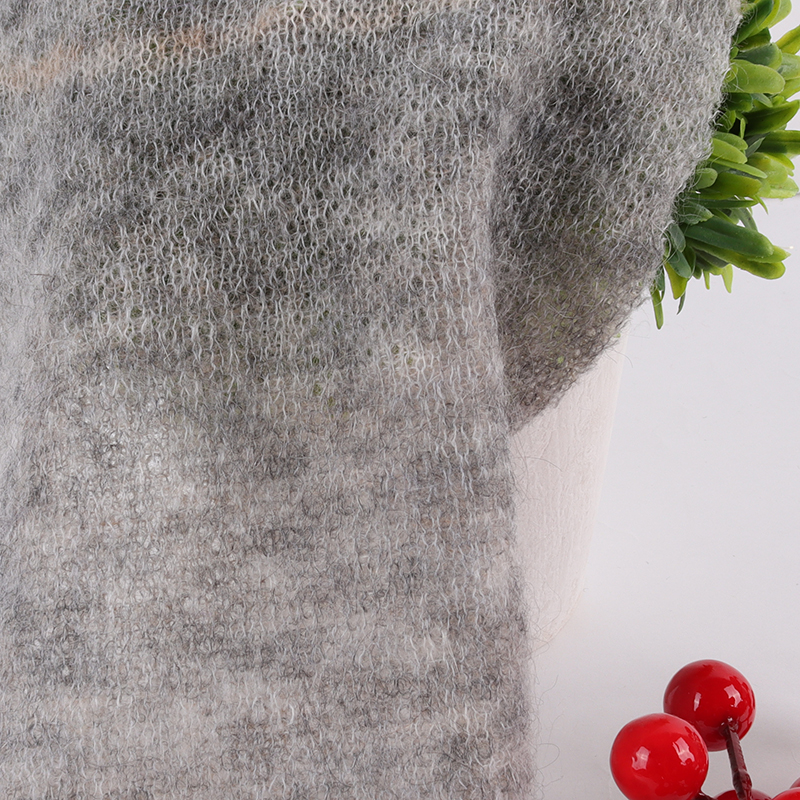 China Yarn for Open Cardigan (Sweater),Round Neck Pullover (Sweater),Hoodie  (Sweater) Mossy Yarn Fancy Yarn Nylon Wool Alpaca Mohair Grey color buy from China wholesaler bulk order at wholesale price free worldwide shipping Alibaba