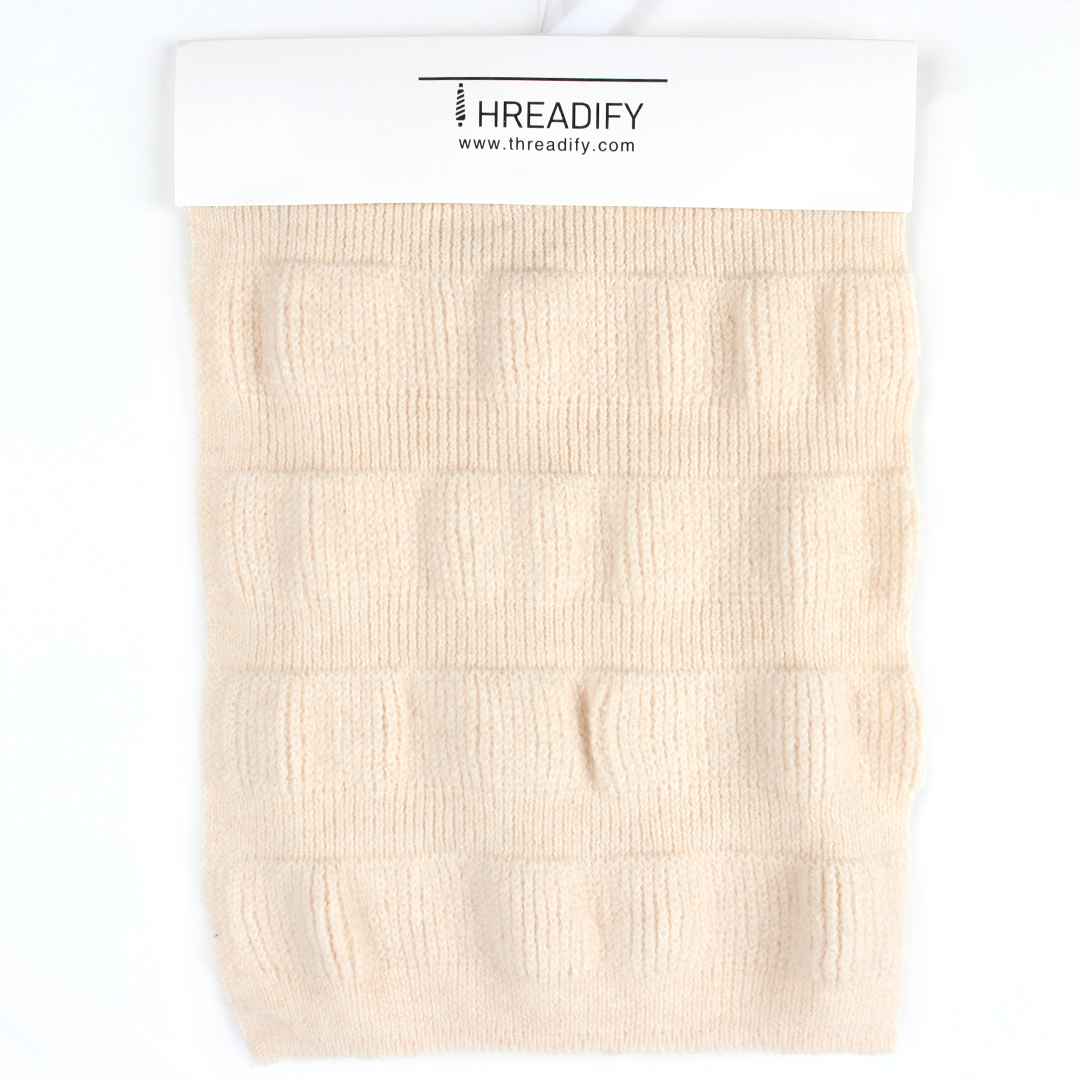 China Yarn for Open Cardigan (Sweater),Hoodie  (Sweater),Round Neck Pullover (Sweater) Mossy Yarn Fancy Yarn BCI Cotton Recycled Polyester Apricot color buy from China wholesaler bulk order at wholesale price free worldwide shipping Alibaba