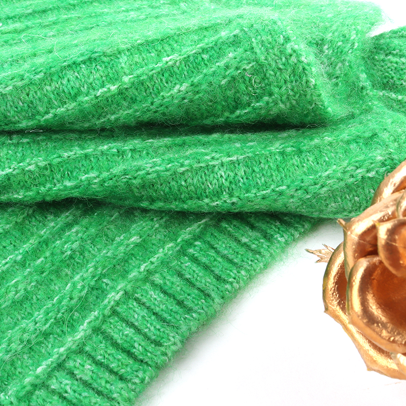 China Yarn for Dresses (Cardigan Open) (Sweater),Crop Top Pullover (Sweater) Mossy Yarn Fancy Yarn Recycled Polyester Acrylic Wool Spandex White With Green color buy from China wholesaler bulk order at wholesale price free worldwide shipping Alibaba