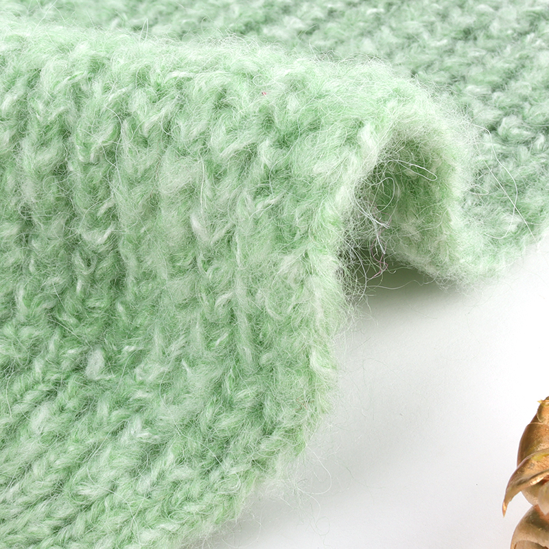 China Yarn for Open Cardigan (Sweater),Round Neck Pullover (Sweater),Hoodie  (Sweater) Mossy Yarn Fancy Yarn Acrylic Recycled Polyester Wool Nylon Spandex Green Topdye color buy from China wholesaler bulk order at wholesale price free worldwide shipping Alibaba