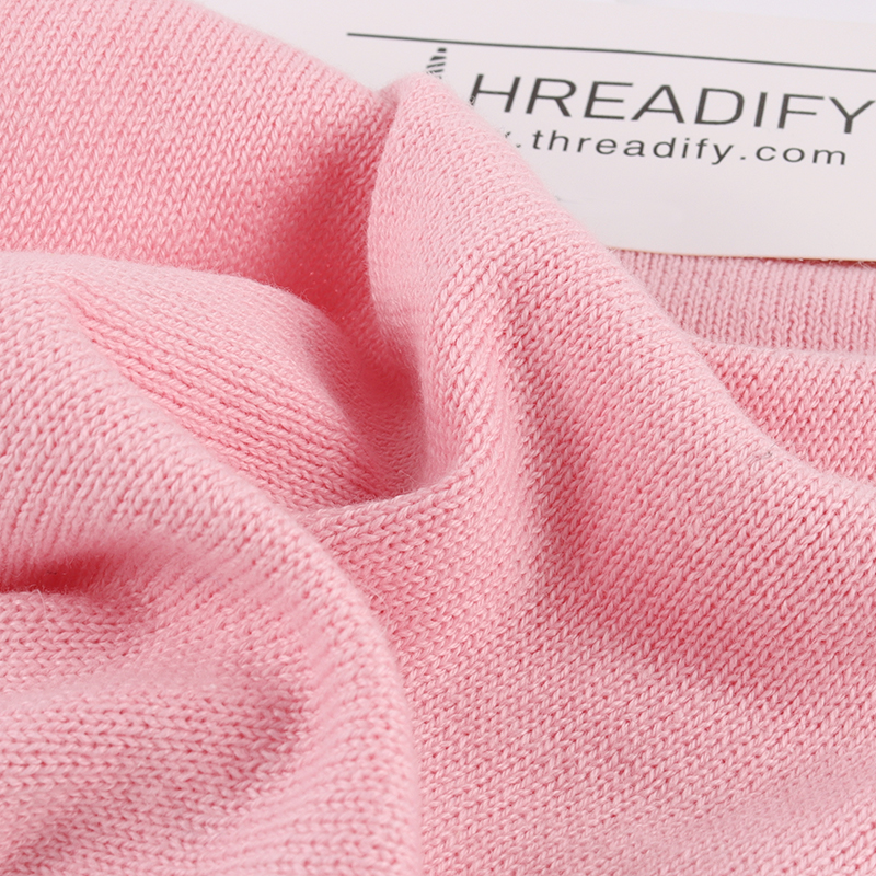 China Yarn for Ladies Vest (Sweater),Crop Top Pullover (Sweater),Dresses (Cardigan Button) (Sweater) Ring Spun Regular Yarn Cotton Recycled Polyester Pink color buy from China wholesaler bulk order at wholesale price free worldwide shipping Alibaba