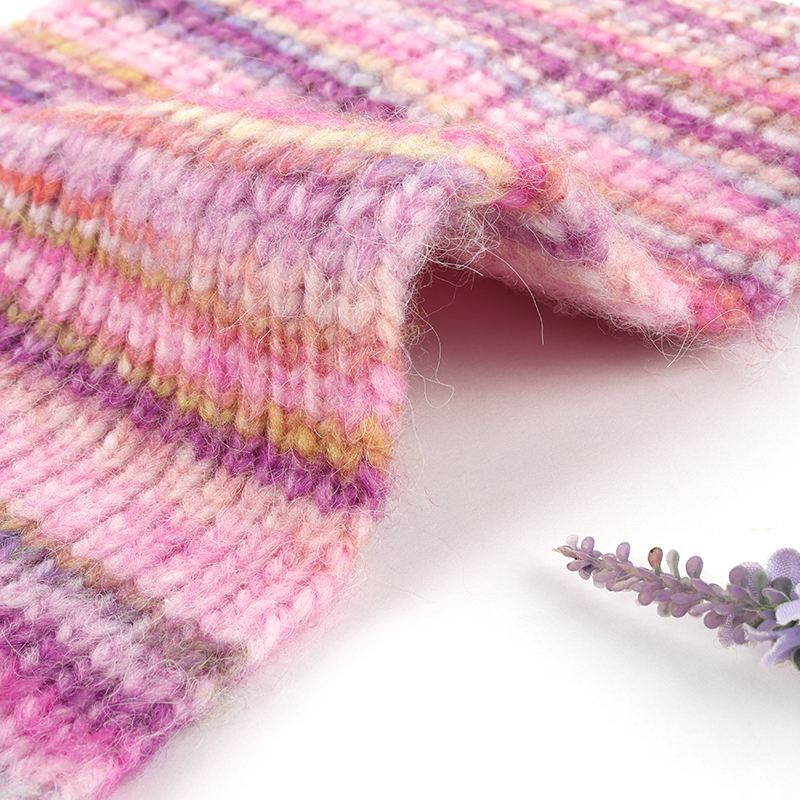 China Yarn for Half-Zipper Cardigan (Sweater),Knitted Jacket (Sweater),Hoodie  (Sweater) Air Spun Yarn Fancy Yarn Recycled Polyester Acrylic Nylon Wool Yellow And Purple And Pink color buy from China wholesaler bulk order at wholesale price free worldwide shipping Alibaba