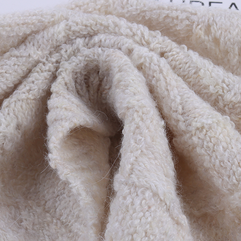 China Yarn for Open Cardigan (Sweater),Hoodie  (Sweater),Round Neck Pullover (Sweater) Mossy Yarn Fancy Yarn Recycled Polyester Nylon Spandex Beige color buy from China wholesaler bulk order at wholesale price free worldwide shipping Alibaba