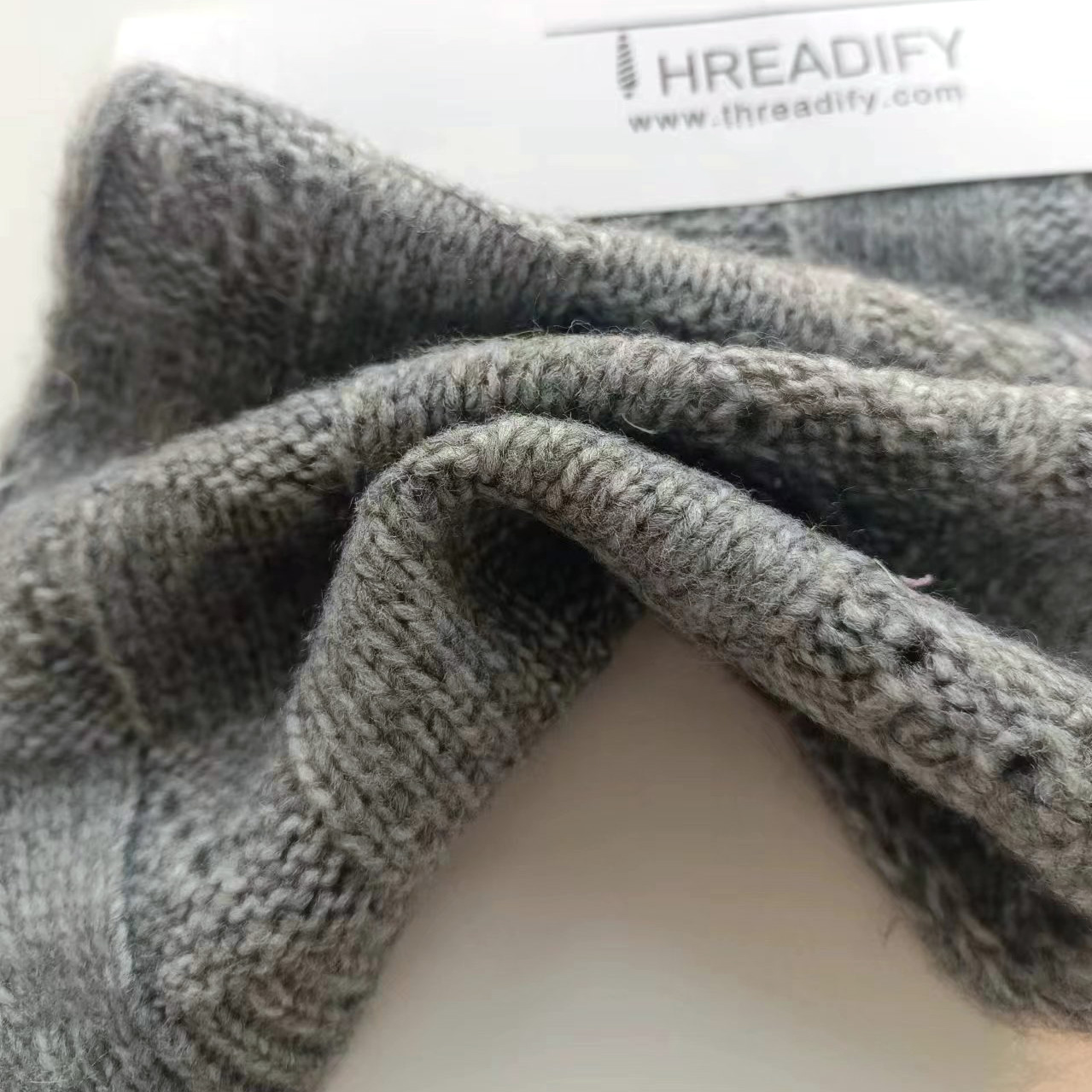 China Yarn for Knitted Jacket (Sweater),Hoodie  (Sweater),Half-Zipper Cardigan (Sweater) Air Spun Yarn Fancy Yarn Acrylic Nylon Wool Grey Melange color buy from China wholesaler bulk order at wholesale price free worldwide shipping Alibaba