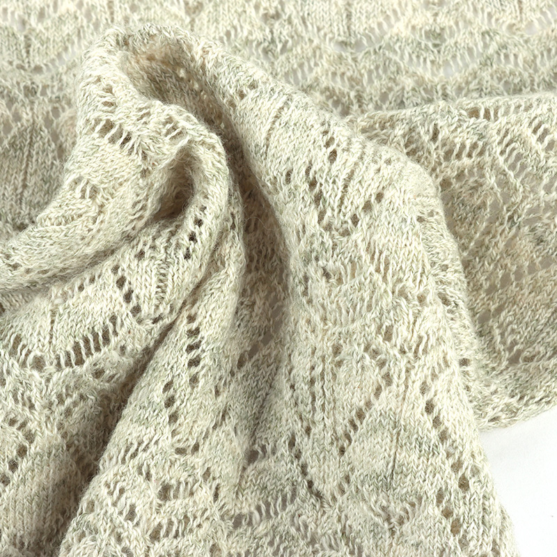 China Yarn for Polo T-shirt (Sweater),Crew Neck Pullover (Sweater),Half-Zipper Cardigan (Sweater) Semi-Worsted Spun Regular Yarn Cotton Acrylic Linen Green Melange color buy from China wholesaler bulk order at wholesale price free worldwide shipping Alibaba