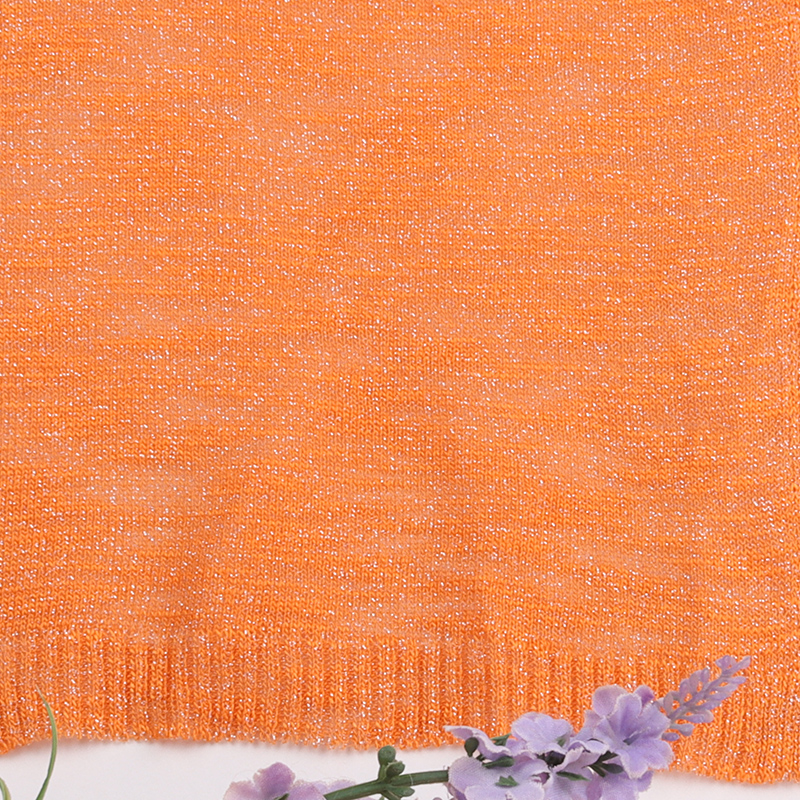 China Yarn for Dresses (Cardigan Open) (Sweater),Crop Top Pullover (Sweater) Slub Yarn Fancy Yarn Viscose Polyester Orange color buy from China wholesaler bulk order at wholesale price free worldwide shipping Alibaba