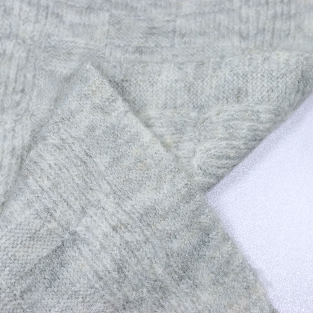 China Yarn for Knitted Jacket (Sweater),Hoodie  (Sweater),Half-Zipper Cardigan (Sweater) Mossy Yarn Fancy Yarn Acrylic Polyester Spandex Gray color buy from China wholesaler bulk order at wholesale price free worldwide shipping Alibaba