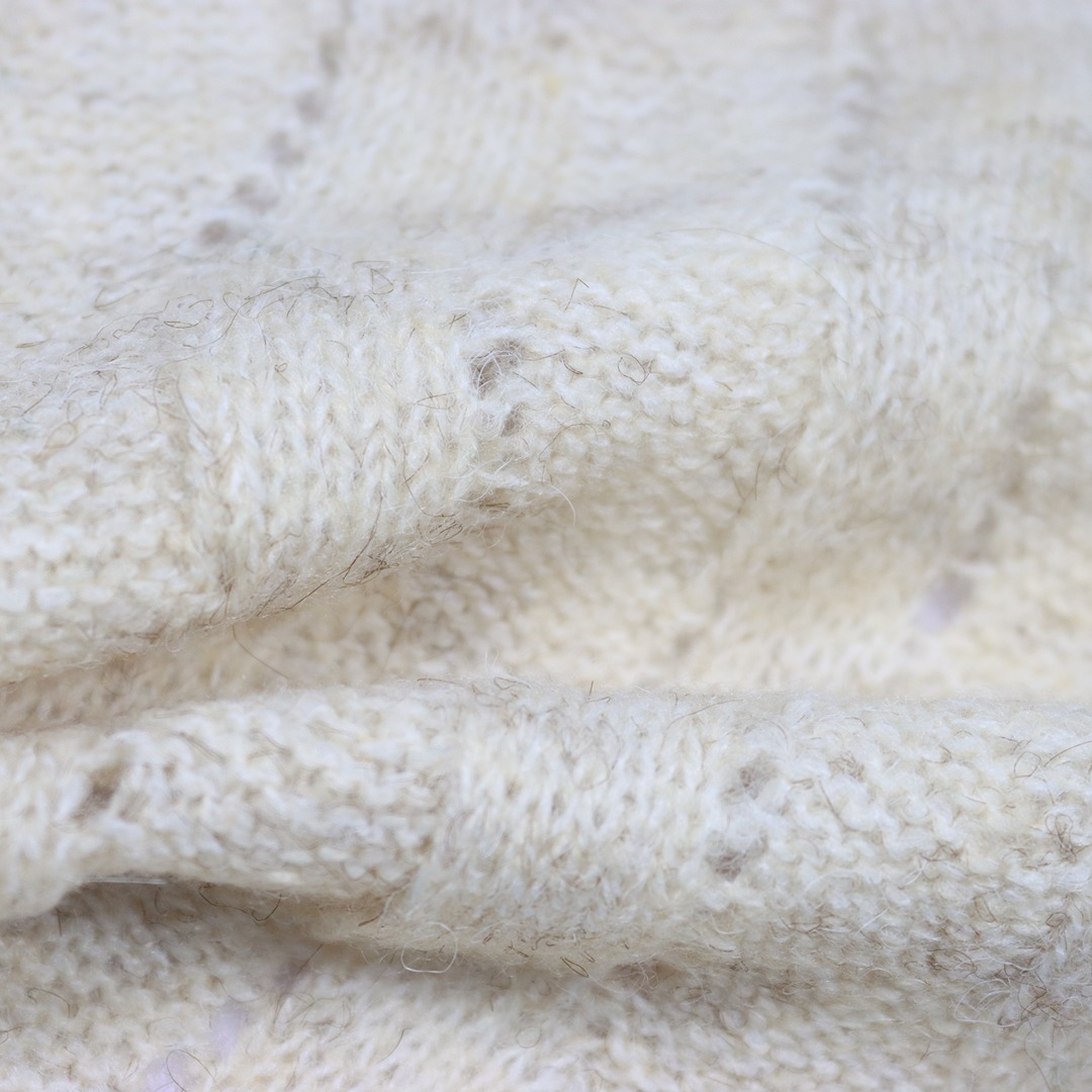 China Yarn for Knitted Jacket (Sweater),Hoodie  (Sweater),Half-Zipper Cardigan (Sweater) Mossy Yarn Fancy Yarn Recycled Polyester Polyester Acrylic Spandex Cream Mélange color buy from China wholesaler bulk order at wholesale price free worldwide shipping Alibaba