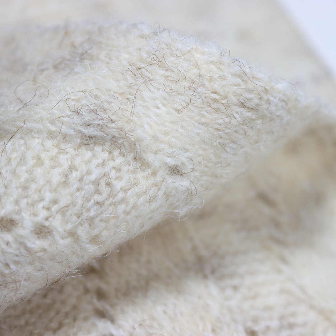 China Yarn for Knitted Jacket (Sweater),Hoodie  (Sweater),Half-Zipper Cardigan (Sweater) Mossy Yarn Fancy Yarn Recycled Polyester Polyester Acrylic Spandex Cream Mélange color buy from China wholesaler bulk order at wholesale price free worldwide shipping Alibaba