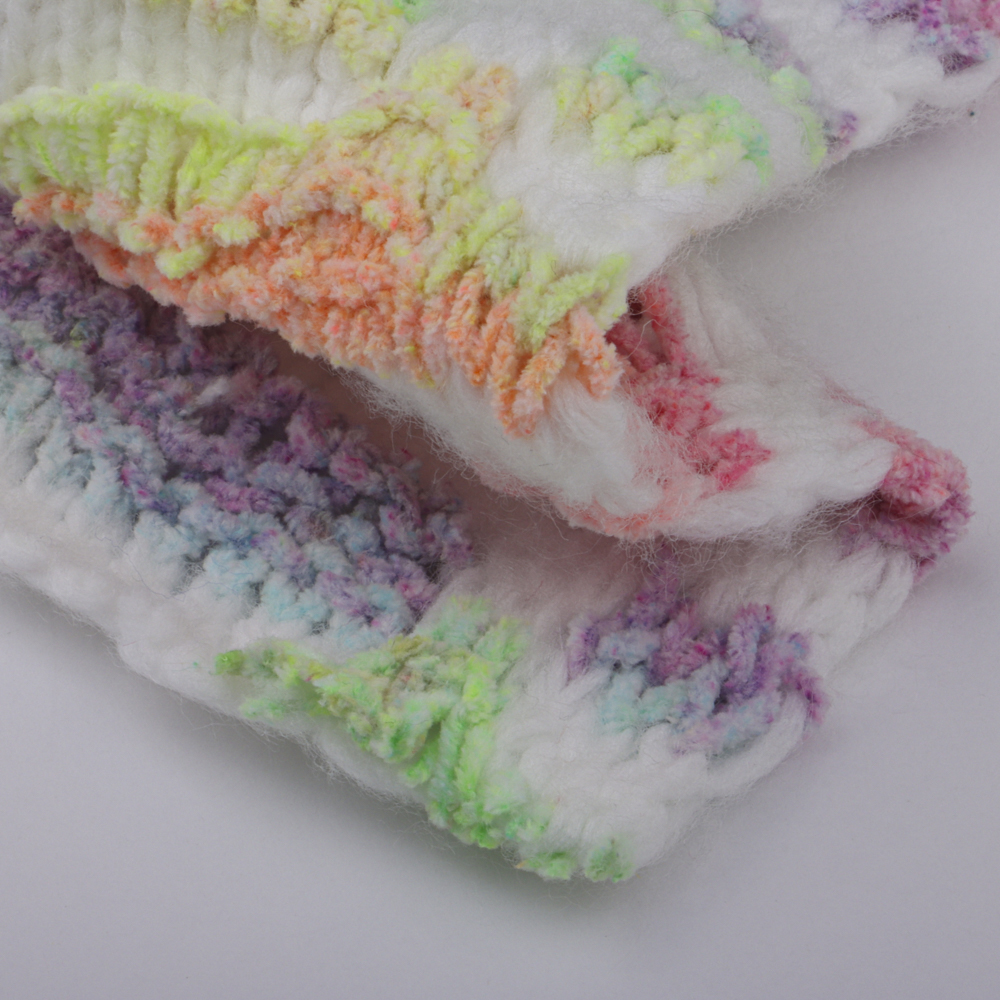 China Yarn for Crop Top Pullover (Sweater),Dresses (Cardigan Open) (Sweater) Chenille Yarn Fancy Yarn Polyester Spray Dyeing color buy from China wholesaler bulk order at wholesale price free worldwide shipping Alibaba