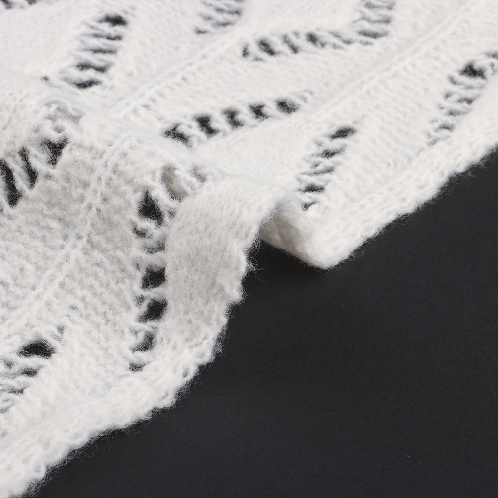 China Yarn for Dresses (Cardigan Button) (Sweater),Ladies Vest (Sweater)  Mossy Yarn Fancy Yarn Polyester Spandex White color buy from China wholesaler bulk order at wholesale price free worldwide shipping Alibaba