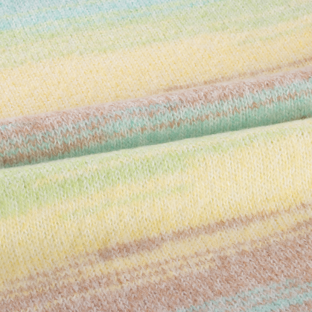 China Yarn for Ladies Vest (Sweater),Crop Top Pullover (Sweater),Dresses (Cardigan Button) (Sweater) Mossy Yarn Fancy Yarn Recycled Polyester space dye color buy from China wholesaler bulk order at wholesale price free worldwide shipping Alibaba