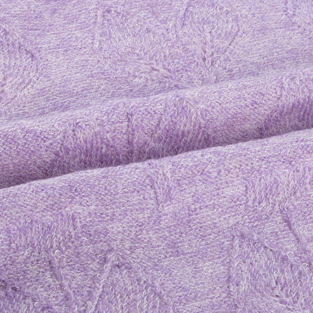 China Yarn for Dresses (Cardigan Button) (Sweater),Ladies Vest (Sweater)  Mossy Yarn Fancy Yarn Polyester Cotton Lyocell Spandex violet color buy from China wholesaler bulk order at wholesale price free worldwide shipping Alibaba