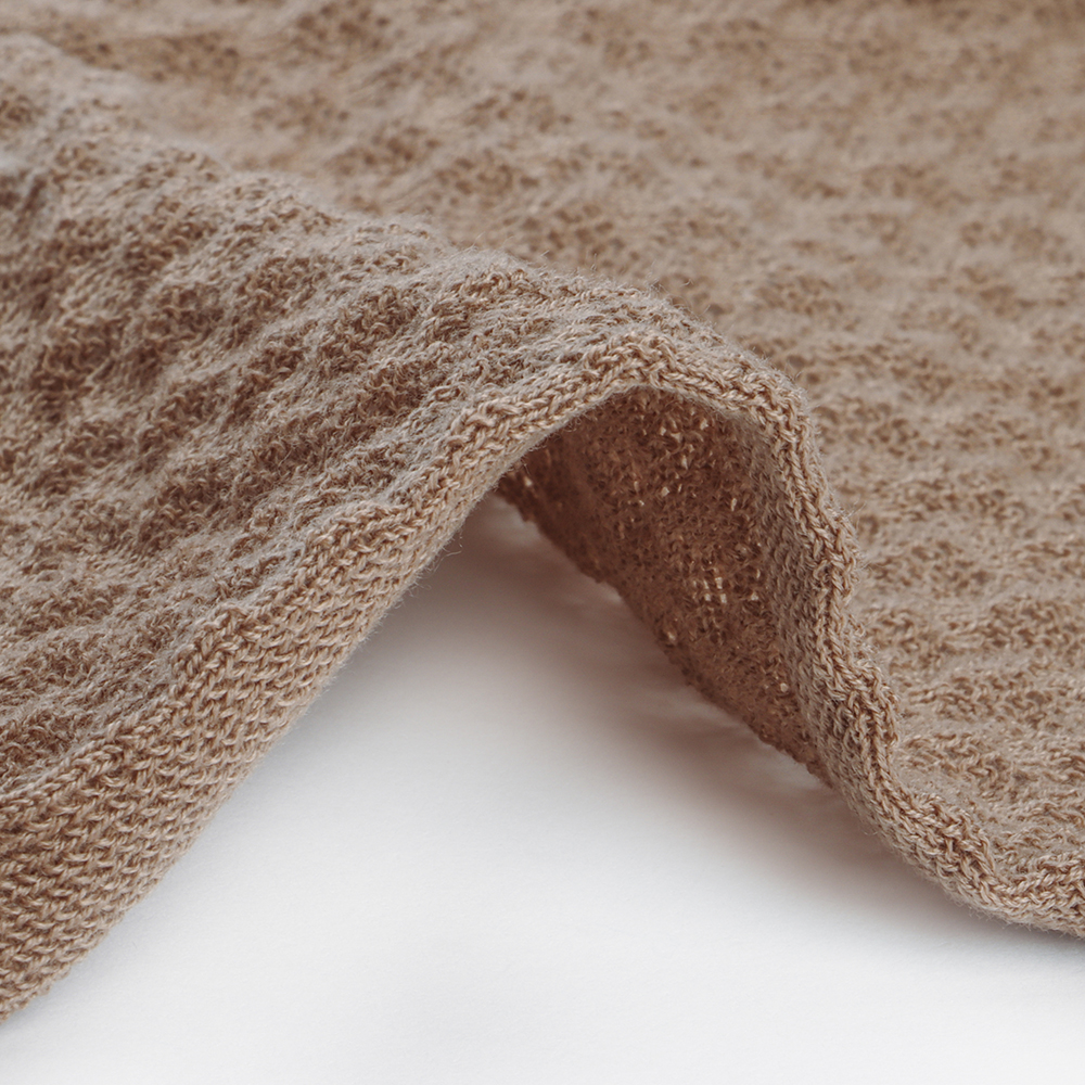 China Yarn for Knitted Jacket (Sweater),Hoodie  (Sweater),Half-Zipper Cardigan (Sweater) Woollen Spun Regular Yarn Polyester light brown color buy from China wholesaler bulk order at wholesale price free worldwide shipping Alibaba