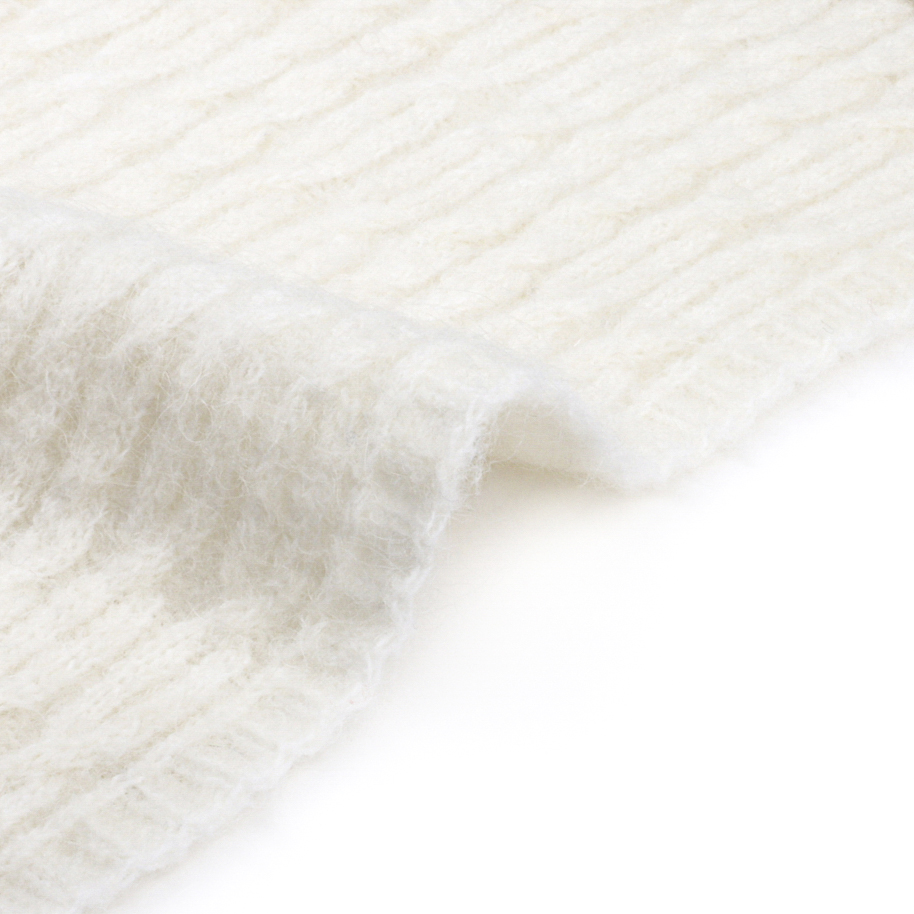 China Yarn for Dresses (Cardigan Open) (Sweater),Crop Top Pullover (Sweater) Mossy Yarn Fancy Yarn Nylon Wool Alpaca Spandex Ivory color buy from China wholesaler bulk order at wholesale price free worldwide shipping Alibaba