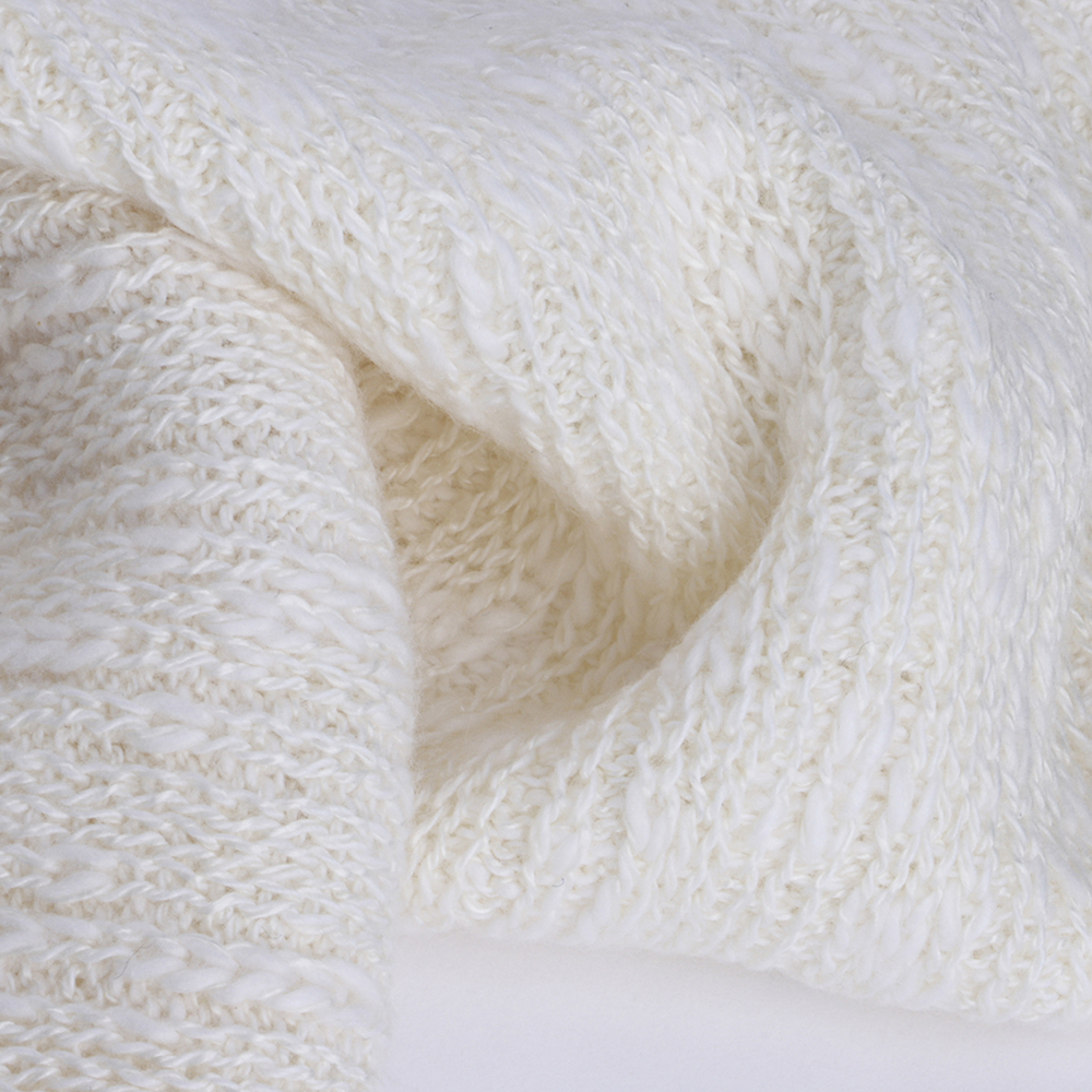 China Yarn for Dresses (Cardigan Open) (Sweater),Crop Top Pullover (Sweater) Slub Yarn Fancy Yarn BCI Cotton Acrylic Ivory color buy from China wholesaler bulk order at wholesale price free worldwide shipping Alibaba