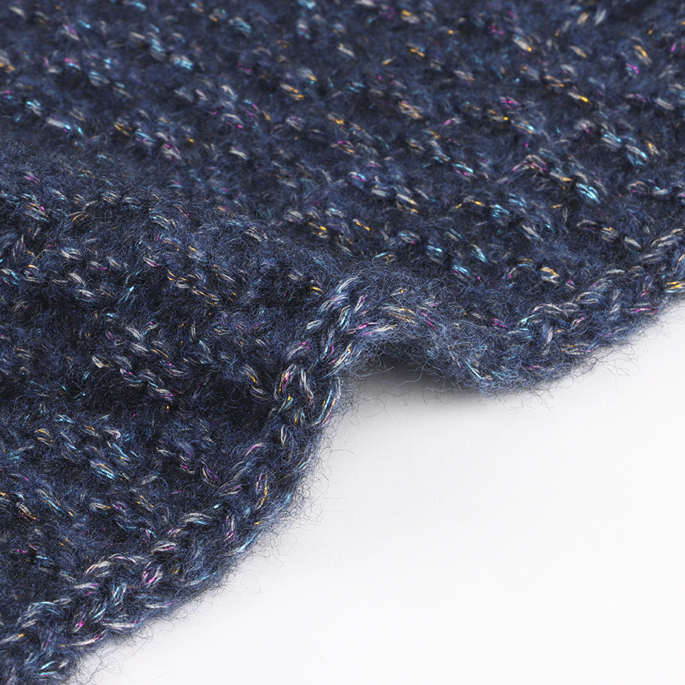 China Yarn for Dresses (Cardigan Open) (Sweater),Crop Top Pullover (Sweater) Air Spun Yarn Fancy Yarn Polyester BCI Cotton Lurex Navy color buy from China wholesaler bulk order at wholesale price free worldwide shipping Alibaba