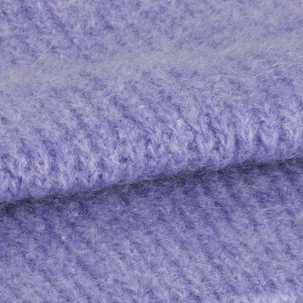 China Yarn for Ladies Vest (Sweater),Crop Top Pullover (Sweater),Dresses (Cardigan Button) (Sweater) Mossy Yarn Fancy Yarn Polyester Spandex Violet color buy from China wholesaler bulk order at wholesale price free worldwide shipping Alibaba