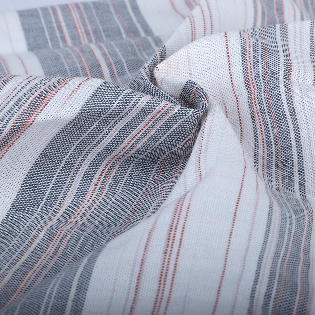 Bangladesh Fabric for Shirt,Crop Top,Skirt,Over Shirt Cotton YD Oxford Natural Woven Fabric Cotton White Gray Brown Stripe color buy from Bangladesh wholesaler bulk order at wholesale price free worldwide shipping Alibaba