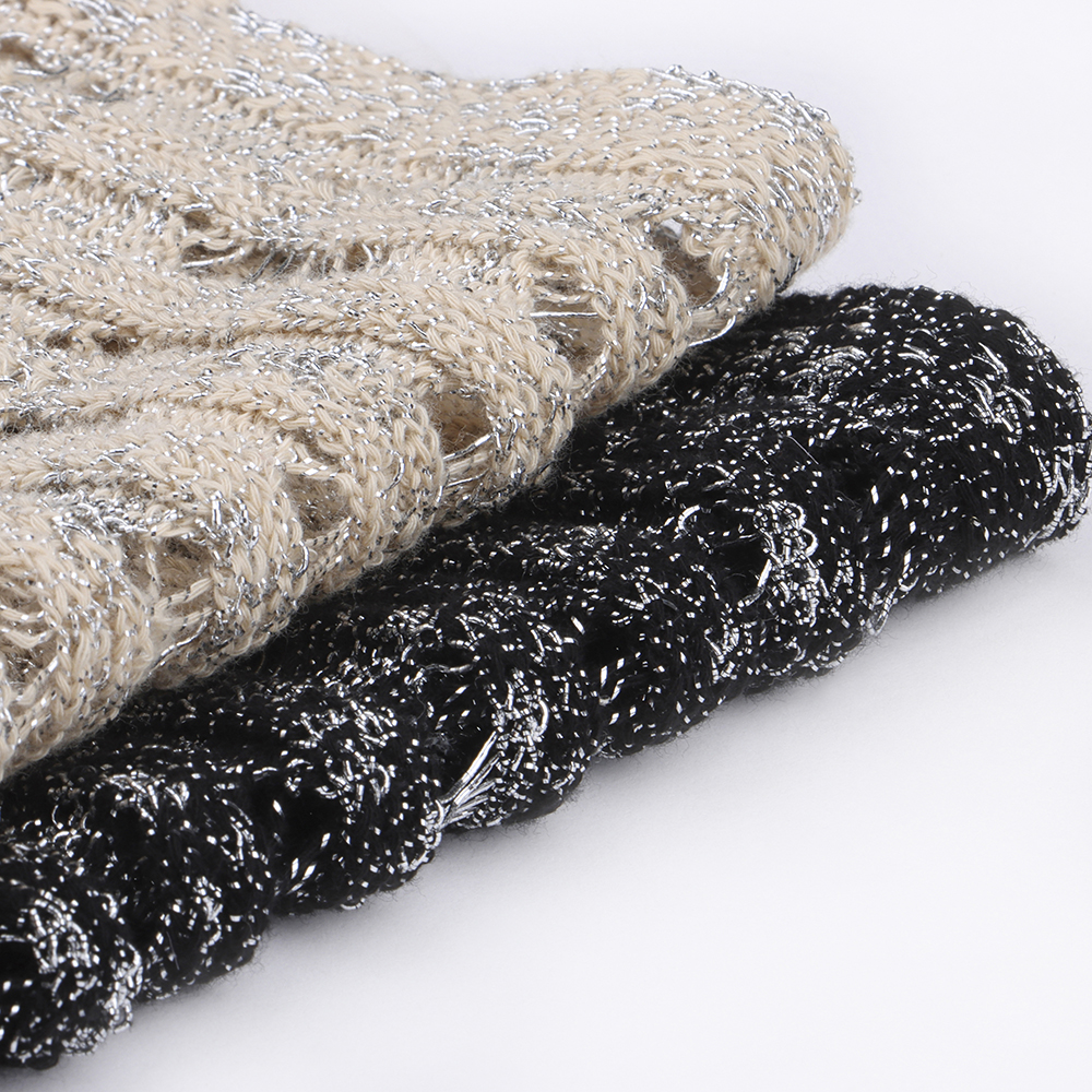 China Yarn for Crop Top Pullover (Sweater),Dresses (Cardigan Open) (Sweater) Tubular Tape Yarn Fancy Yarn Nylon Acrylic beige/black color buy from China wholesaler bulk order at wholesale price free worldwide shipping Alibaba