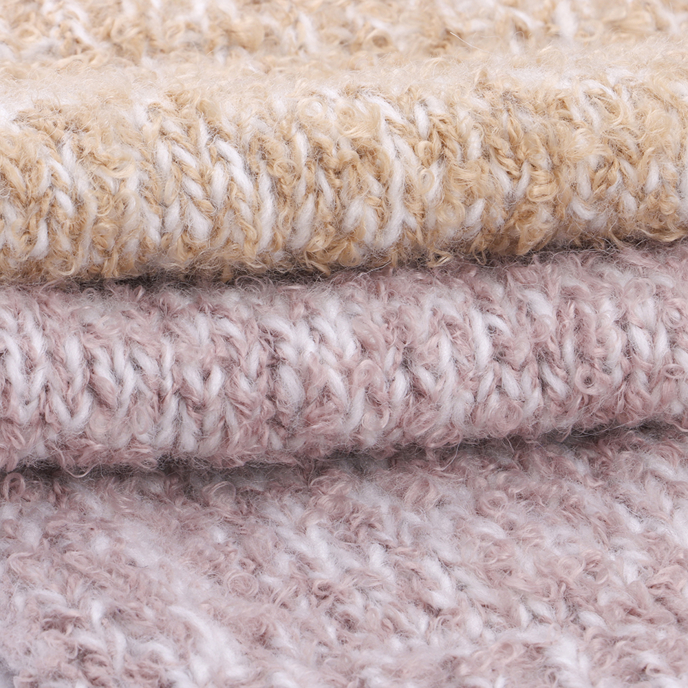 China Yarn for Half-Zipper Cardigan (Sweater),Knitted Jacket (Sweater),Hoodie  (Sweater) Boucle Yarn Fancy Yarn Recycled Polyester Acrylic Nylon Wool beige color buy from China wholesaler bulk order at wholesale price free worldwide shipping Alibaba