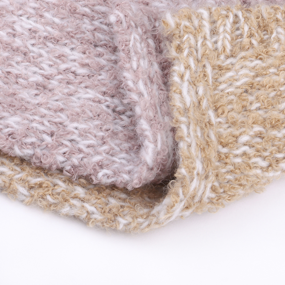 China Yarn for Half-Zipper Cardigan (Sweater),Knitted Jacket (Sweater),Hoodie  (Sweater) Boucle Yarn Fancy Yarn Recycled Polyester Acrylic Nylon Wool beige color buy from China wholesaler bulk order at wholesale price free worldwide shipping Alibaba