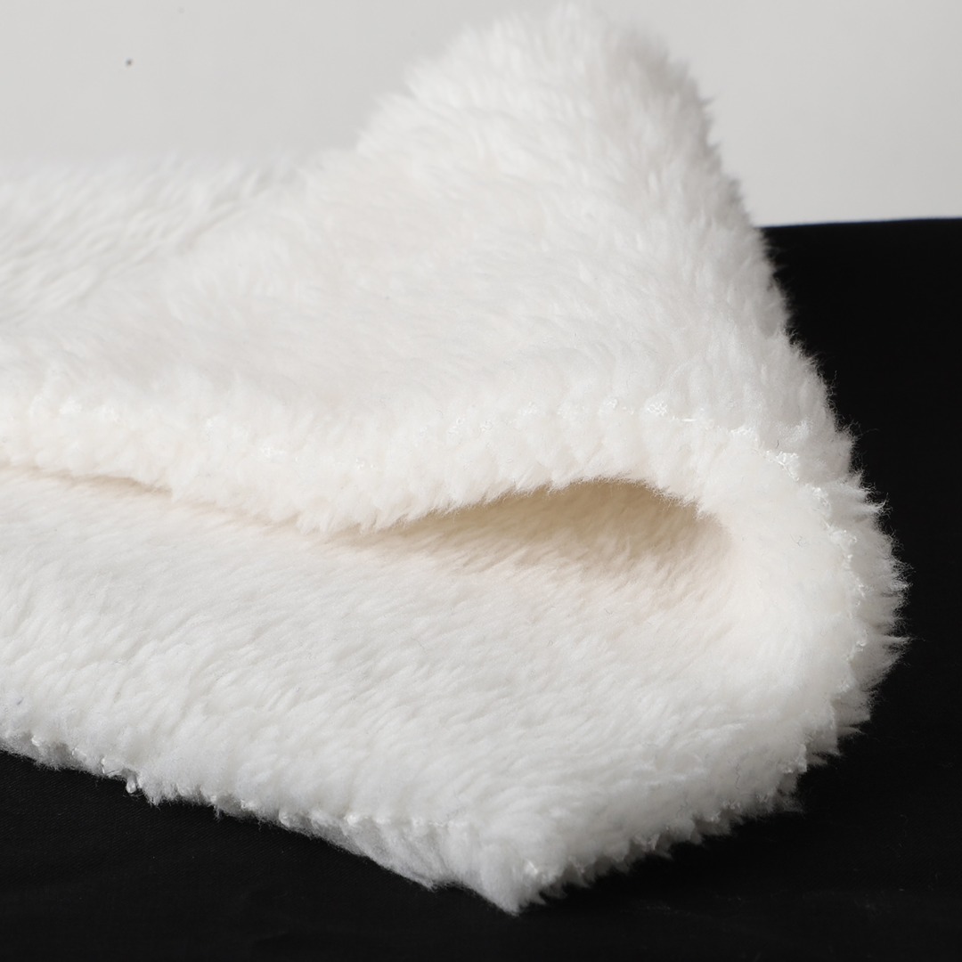 China Fabric for Loungewear,Pajamas,Hoodie Coral Fleece Knit Fabric Polyester White color buy from China wholesaler bulk order at wholesale price free worldwide shipping Alibaba