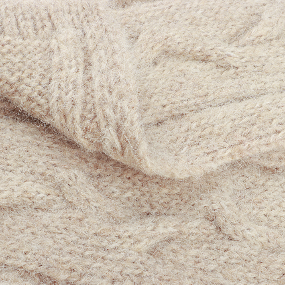 China Yarn for Dresses (Cardigan Button) (Sweater),Ladies Vest (Sweater)  Mossy Yarn Fancy Yarn Alpaca Wool Recycled Polyester Polyester beige color buy from China wholesaler bulk order at wholesale price free worldwide shipping Alibaba