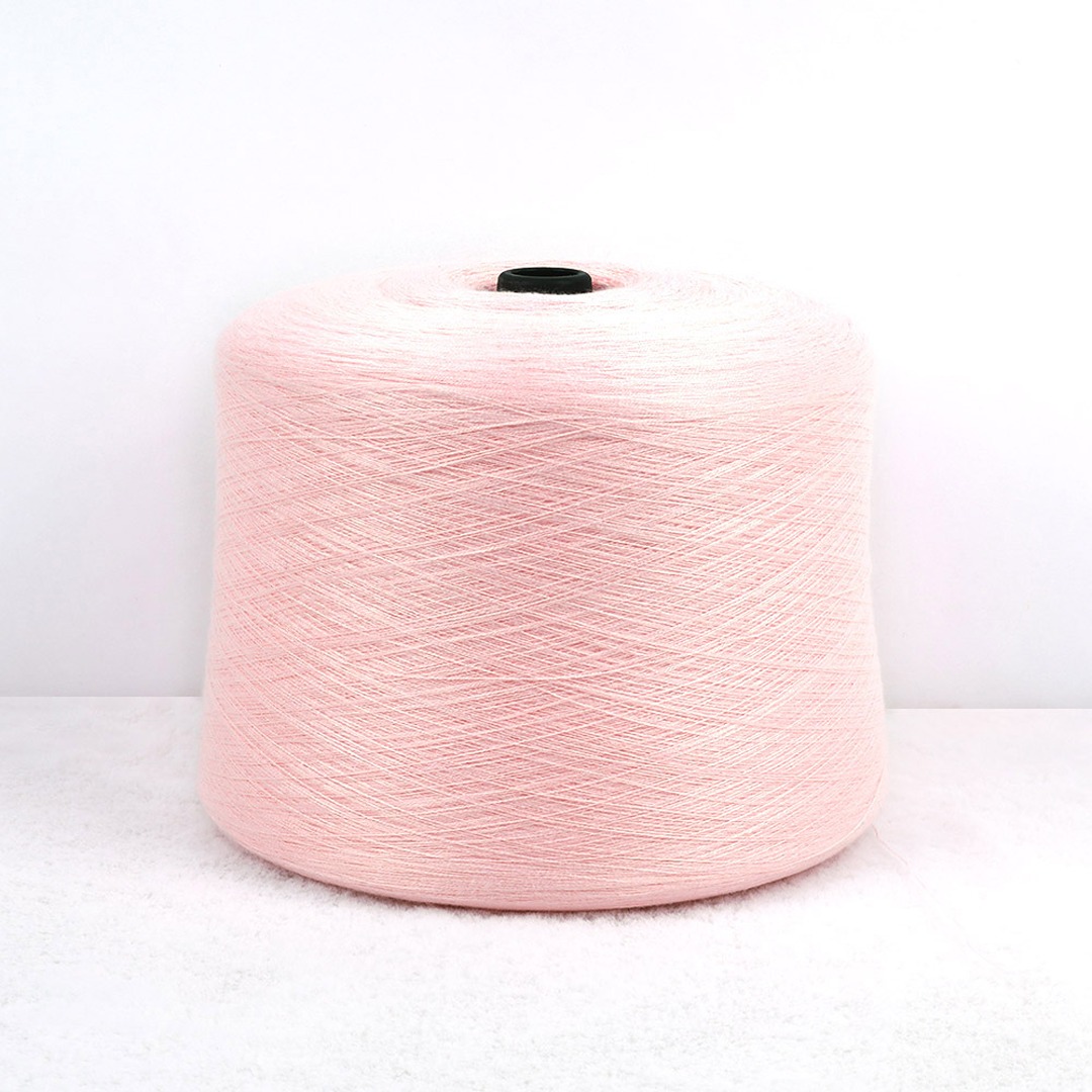 China Yarn for Shirt Long Sleeve Button (Sweater),Crew Neck Pullover (Sweater),Polo T-shirt (Sweater) Core Spun Yarn Regular Yarn Polyester Light Pink color buy from China wholesaler bulk order at wholesale price free worldwide shipping Alibaba