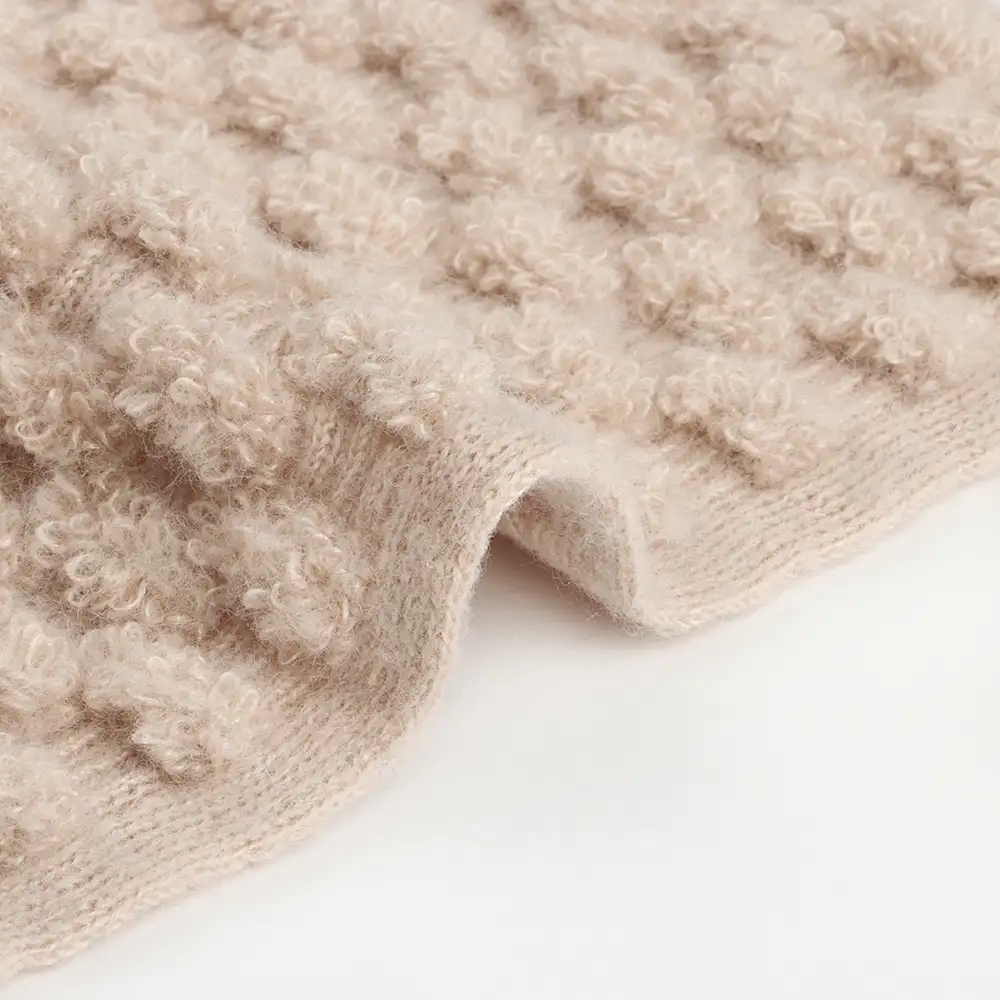 China Yarn for Hoodie  (Sweater),Polo T-shirt (Sweater), Full-Zipper Cardigan (Sweater) Air Spun Yarn Fancy Yarn Polyester Wool Beige color buy from China wholesaler bulk order at wholesale price free worldwide shipping Alibaba