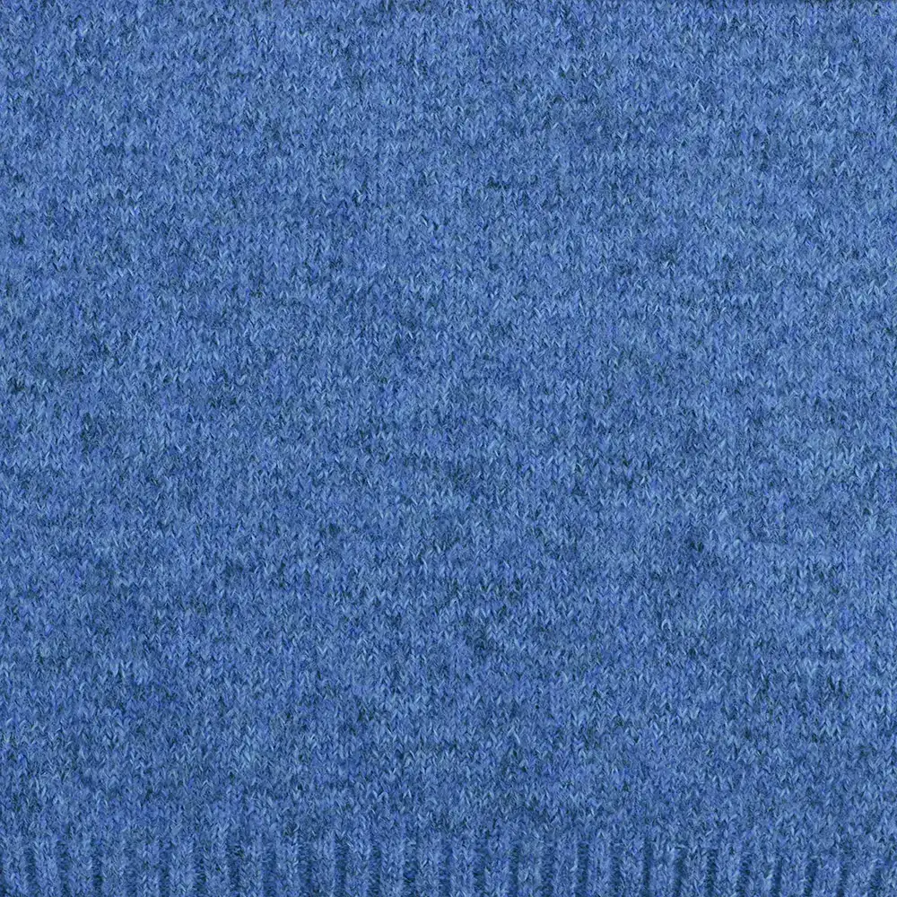 China Yarn for Open Cardigan (Sweater),Round Neck Pullover (Sweater),Hoodie  (Sweater) Mossy Yarn Fancy Yarn Recycled Polyester Polyester Nylon Blue Melange color buy from China wholesaler bulk order at wholesale price free worldwide shipping Alibaba