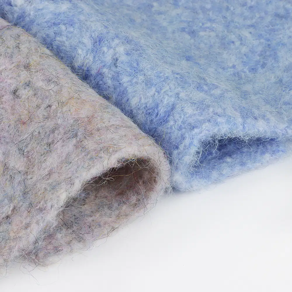 China Yarn for Half-Zipper Cardigan (Sweater),Crew Neck Pullover (Sweater),Polo T-shirt (Sweater) Mossy Yarn Fancy Yarn Recycled Polyester Polyester Acrylic Wool Spandex Blue color buy from China wholesaler bulk order at wholesale price free worldwide shipping Alibaba