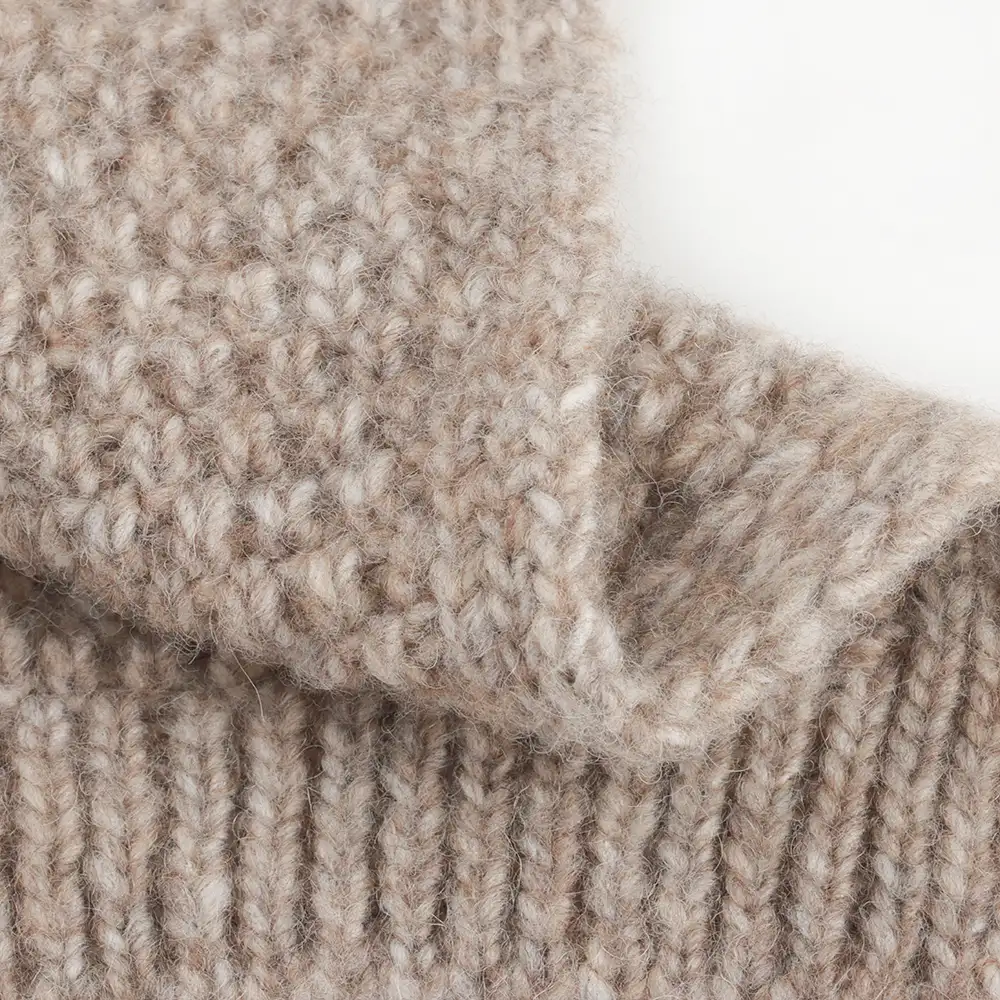 China Yarn for Half-Zipper Cardigan (Sweater),Knitted Jacket (Sweater),Hoodie  (Sweater) Air Spun Yarn Fancy Yarn Recycled Polyester Recycled Acrylic RWS Wool Recycled Nylon Camel color buy from China wholesaler bulk order at wholesale price free worldwide shipping Alibaba