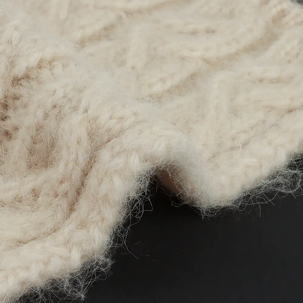 China Yarn for Half-Zipper Cardigan (Sweater),Knitted Trousers (Sweater),Knitted Jacket (Sweater) Air Spun Yarn Fancy Yarn Recycled Polyester Polyester Acrylic begie color buy from China wholesaler bulk order at wholesale price free worldwide shipping Alibaba