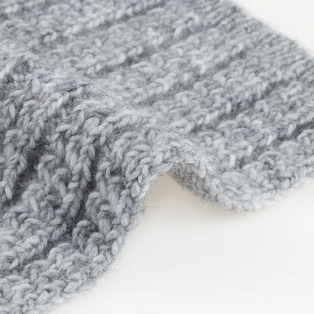 China Yarn for Dresses (Cardigan Button) (Sweater),Ladies Vest (Sweater)  Mossy Yarn Fancy Yarn Recycled Polyester Polyester Wool grey color buy from China wholesaler bulk order at wholesale price free worldwide shipping Alibaba