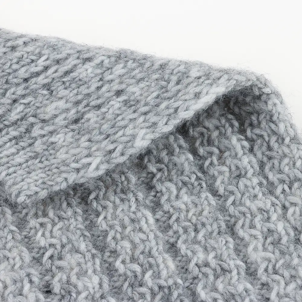 China Yarn for Dresses (Cardigan Button) (Sweater),Ladies Vest (Sweater)  Mossy Yarn Fancy Yarn Recycled Polyester Polyester Wool grey color buy from China wholesaler bulk order at wholesale price free worldwide shipping Alibaba