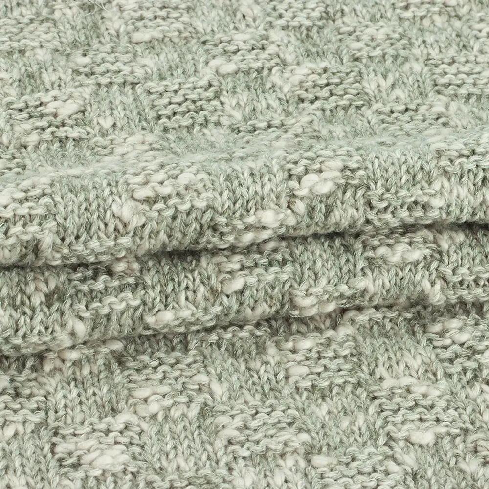 China Yarn for Dresses (Cardigan Open) (Sweater),Crop Top Pullover (Sweater) Slub Yarn Fancy Yarn Cotton Polyester Linen green color buy from China wholesaler bulk order at wholesale price free worldwide shipping Alibaba