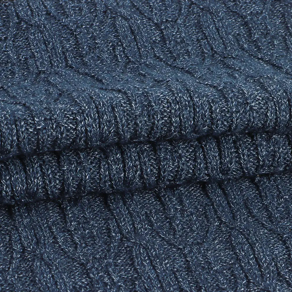 China Yarn for Open Cardigan (Sweater),Hoodie  (Sweater),Round Neck Pullover (Sweater) Mossy Yarn Fancy Yarn Cotton Recycled Polyester blue color buy from China wholesaler bulk order at wholesale price free worldwide shipping Alibaba