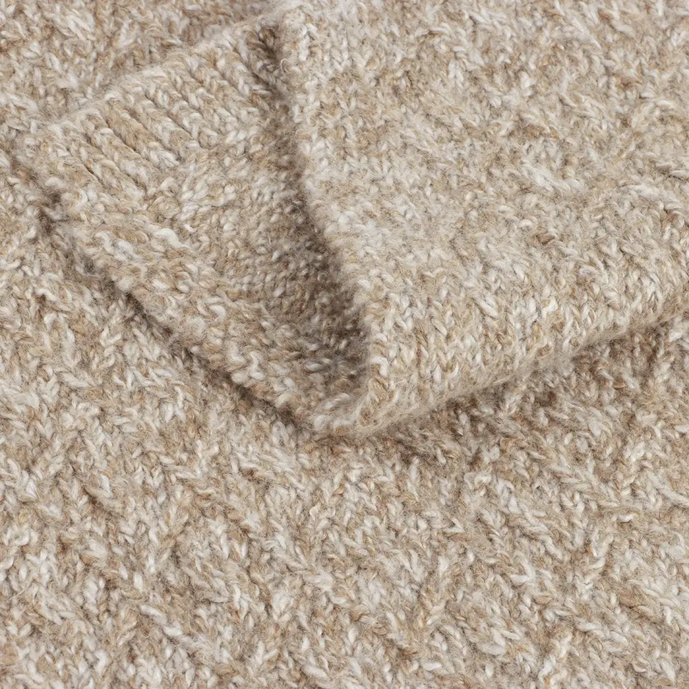 China Yarn for Half-Zipper Cardigan (Sweater),Knitted Trousers (Sweater),Knitted Jacket (Sweater) Mossy Yarn Fancy Yarn Cotton Nylon Polyester Spandex begie color buy from China wholesaler bulk order at wholesale price free worldwide shipping Alibaba