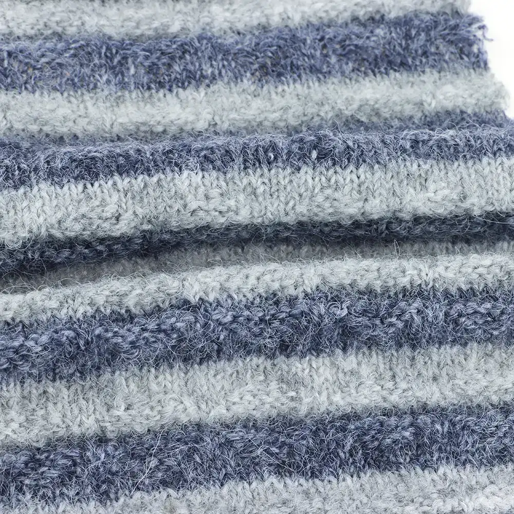 China Yarn for Half-Zipper Cardigan (Sweater),Crew Neck Pullover (Sweater),Polo T-shirt (Sweater) Mossy Yarn Fancy Yarn Recycled Polyester Polyester Wool Alpaca Spandex brown/blue color buy from China wholesaler bulk order at wholesale price free worldwide shipping Alibaba