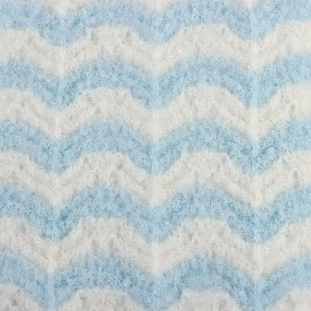 China Yarn for Half-Zipper Cardigan (Sweater),Knitted Jacket (Sweater),Knitted Trousers (Sweater) Boucle Yarn Fancy Yarn Recycled Polyester blue color buy from China wholesaler bulk order at wholesale price free worldwide shipping Alibaba