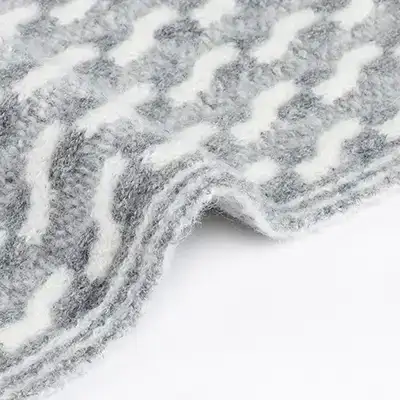 China Yarn for Half-Zipper Cardigan (Sweater),Crew Neck Pullover (Sweater),Polo T-shirt (Sweater) Mossy Yarn Fancy Yarn Polyester Recycled Polyester Acrylic Wool Spandex Grey Stripe color buy from China wholesaler bulk order at wholesale price free worldwide shipping Alibaba